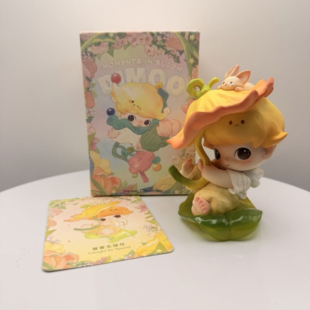 PopMart Dimoo Moments In Bloom Series Blind Box Figure - Caught By Spring